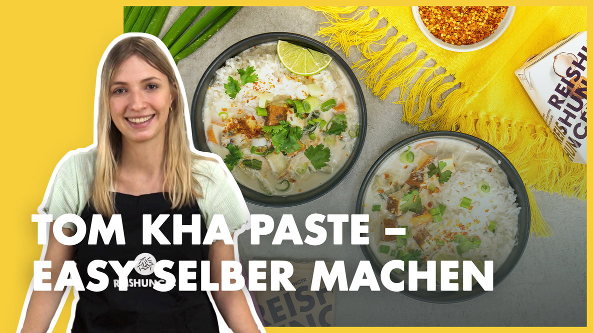 Tom Kha Gai Suppe mit selbstgemachter Tom Kha Paste